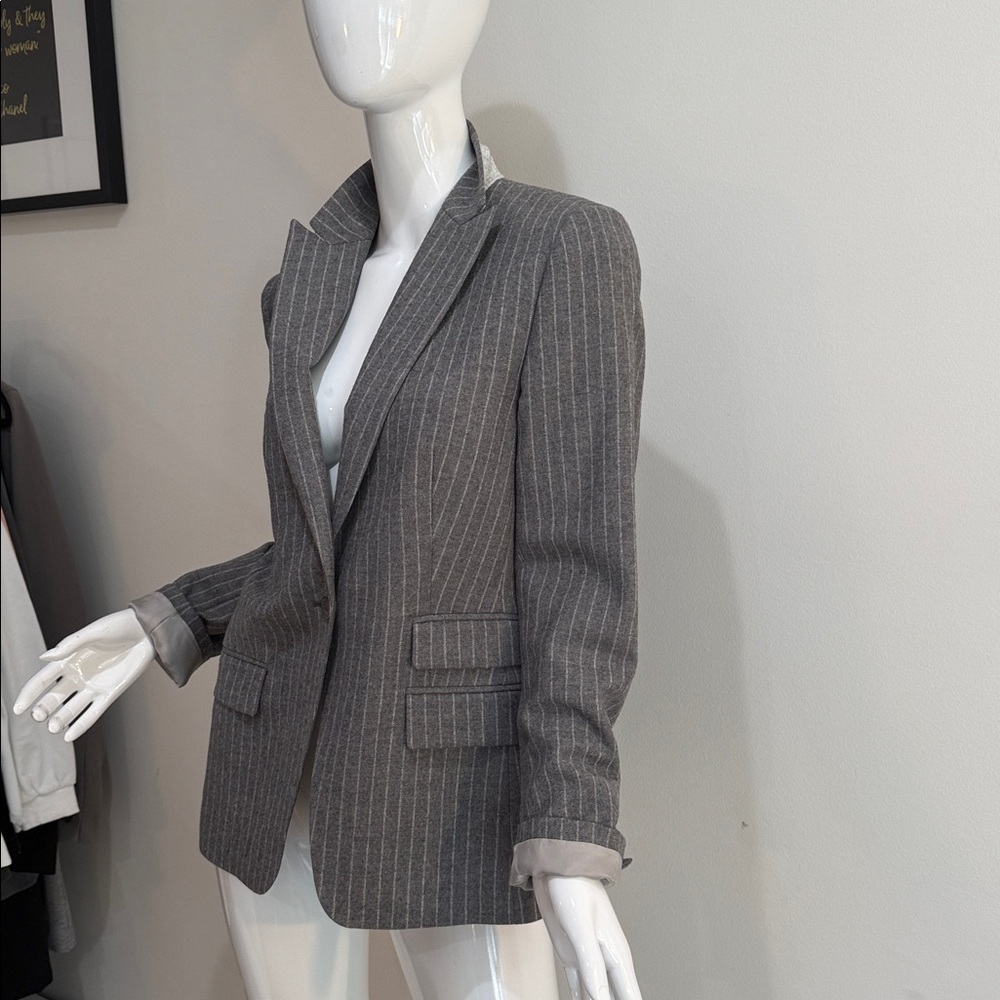 Brooks Brothers Wool Stellita Fit Pin Stripe Blazer Corpcore - Picture 5 of 11
